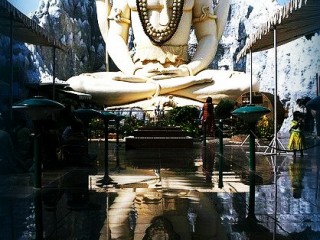 White indian God Reflection