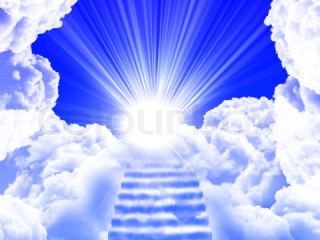 2272130-273323-a-ladder-directed-up-to-blue-cloudy-skies-and-sun