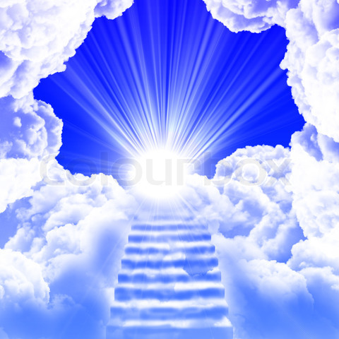2272130-273323-a-ladder-directed-up-to-blue-cloudy-skies-and-sun