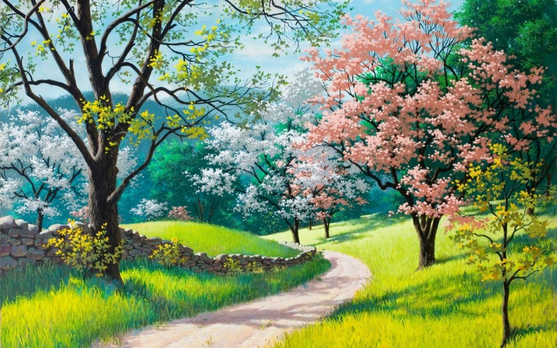 spring_blossoms_painting-1440x900-2