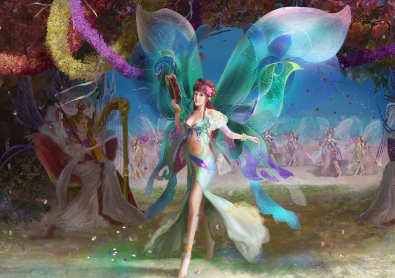 fairies_wings_musical_instruments_flowers_holiday_68864_1280x900