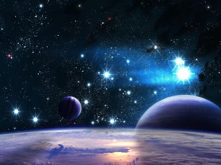sky-universe-stars-planet-light-satellite-orbit
