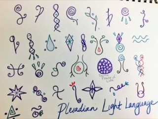 Pleiadian light langage