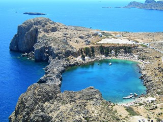 rhodes laguna lindos greece wallpaper