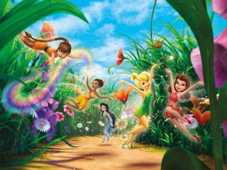 poster-xxl-la-fee-clochette-et-ses-amies-panoramique-disney-komar
